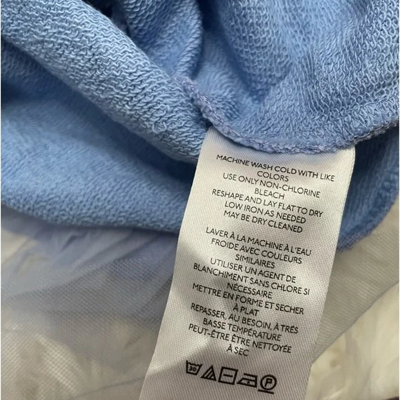 Pilcro Tulle-hem Short-sleeve hoodie - Picture 9 of 12